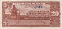 p6a from Vietnam, South: 20 Dong from 1962